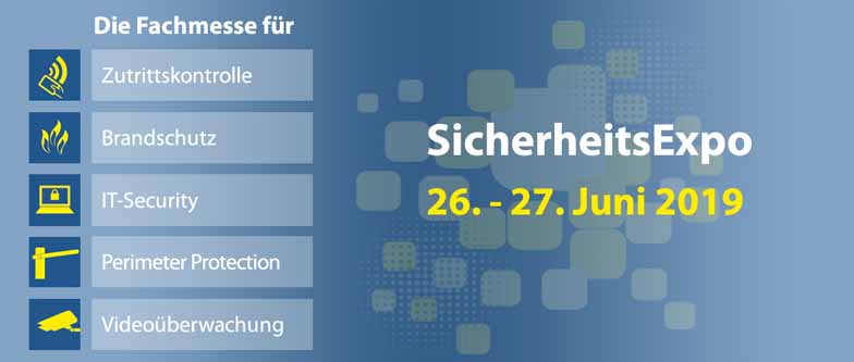  Foto zu SICHERHEITSEXPO AM 26. + 27. JUNI IN MÜNCHEN » Tobler Sicherheitstechnik 